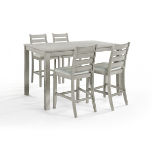 Pascal Counter Dining Table And 4 Chairs Driftwood