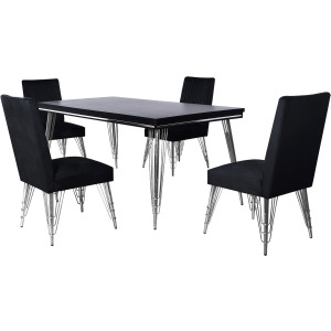 Ava Dining Table W/4 Chairs