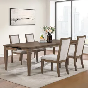 Mariana Dining Table W 4 Side Chairs Vintage Mocha