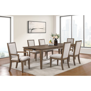 Mariana Dining Table W 4 Chairs & 2 Arm Chairs Vintage Moc