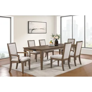 Mariana Dining Table W 4 Chairs & 2 Arm Chairs Vintage Moc
