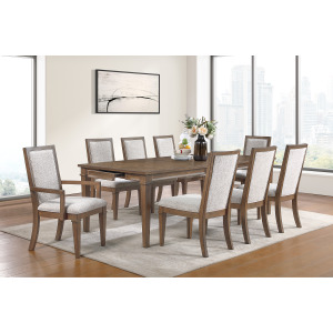 Mariana Dining Table W 6 Chairs & 2 Arm Chairs Vintage Moc