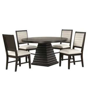 Plateau 54\" Round Dining Table And 4 Chairs