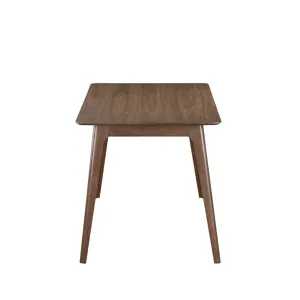 Oscar Counter Table And 4 Chairs-Walnut/Nat Cushions