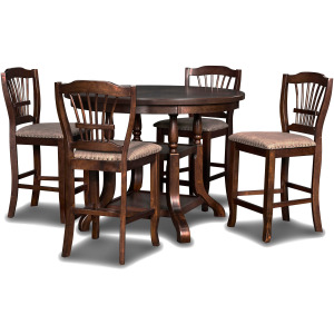 Bixby Counter Table W 4 Chairs