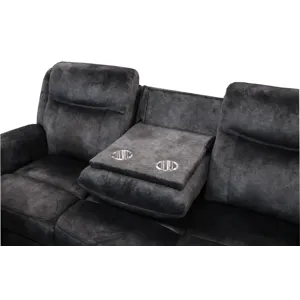Park City Sofa W/Power Footrest-Slate