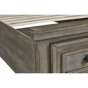 Allegra Headboard-Pewter - Twin