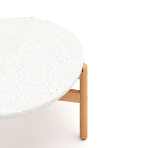 Solstice Coffee Table W Terrazo Top