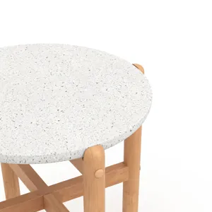 Solstice End Table W/Terazzo Top