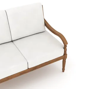 Savannah 3 PC Set-Sofa, 2 Chairs-White Linen