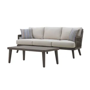Genova Outdoor 2pcs Sofa, Coffee Table