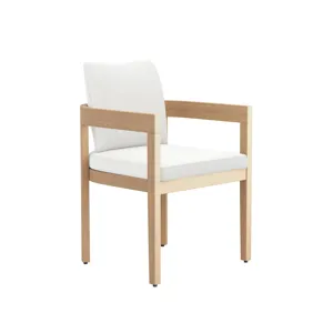 Wesley Patio Side Chair 2pcs White