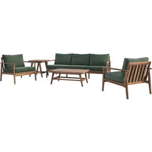 Ashton Outdoor 5pcs Set Sofa, Chest, Offee & End Table Mos