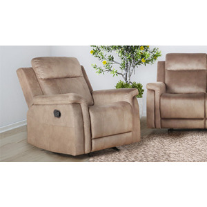 Palmer Glider Recliner Lt Brown