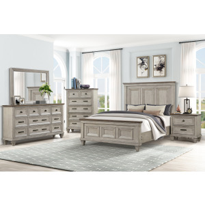 Mariana 4 PC Queen Bedroom Set - Vintage Creme