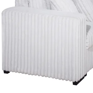 Bliss LAF Loveseat With Corner-Mist Gray