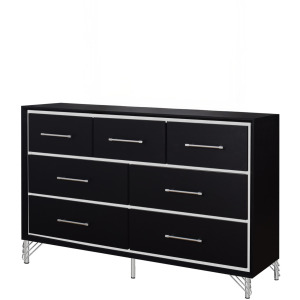 Ava 7 Drawer Dresser-Ebony