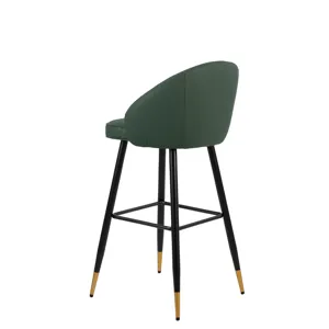 Oliver Green Vegan Leather Bar Chair(2 Per Carton)