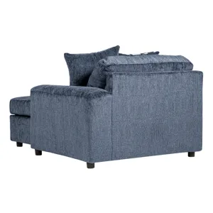 Tristan RAF Chaise W/2 Accent Pillows-Indigo Blue