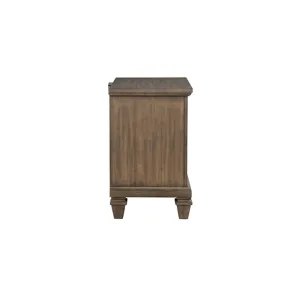 Mariana Nightstand W/USB-Vintage Mocha