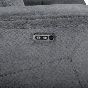 Teddy Recliner W/Power Headrest & Footrest-Gray