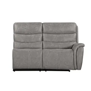 Kamari RAF Loveseat W/One Recliner-Gray
