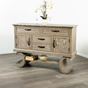 Gwendolyn Server-Cerused Taupe