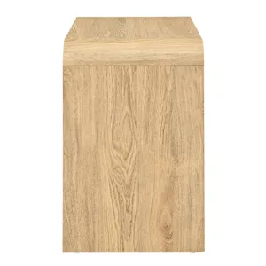 Mara Two Drawer End Table Bedside Table-Natural