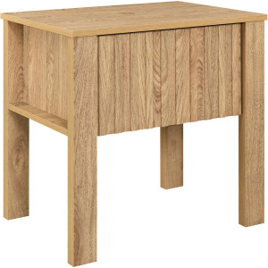 Thayer Occasional Thayer One Drawer End Table/Bedside Table-Natural