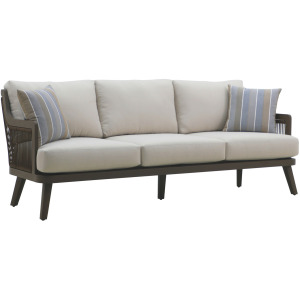 Genova Patio Sofa W/Two Accent Pillows