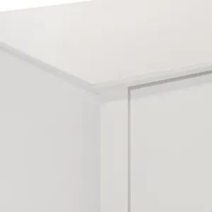 Zodiac 2 Drawer Nightstand-White