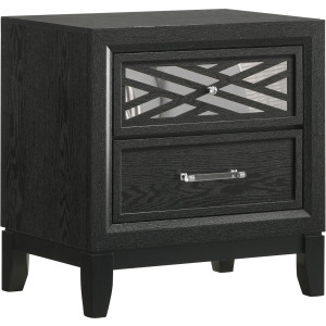Obsidian Nightstand Black