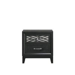 Obsidian Nightstand-Black