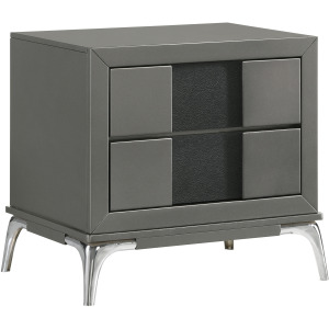 Nocturne Nightstand-Slate