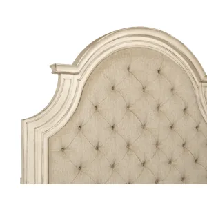 Anastasia 5/0 Q Padded Headboard - Ant. White