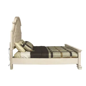 Anastasia 5/0 -6/6 Q/Ek Side Rails - Ant. White