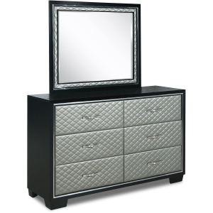 Luxor Dresser Black/Silver
