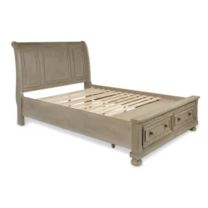 Allegra 6/6 Ek Side Rails-Pewter