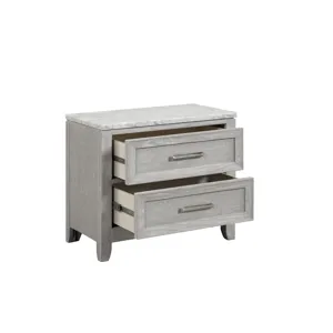 Fiona Nightstand-Mist Gray