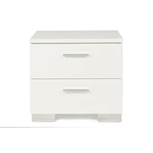 Sapphire Nightstand-White