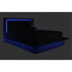 Sapphire 5/0 Q Lighted Headboard-White