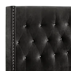 Huxley Headboard, Footboard Slats Black - Full