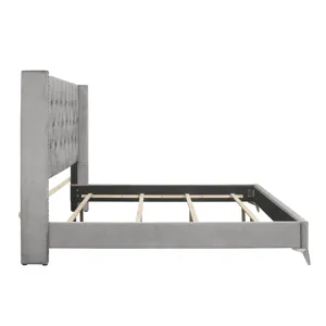 Huxley Headboard, Footboard Slats Gray - King