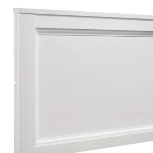 Aries 6/6 Ek Panel Bed-Hb/Fb/Rails-White