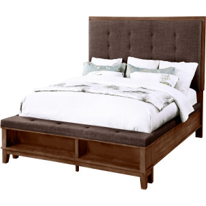 Cagney Footboard & Slats Chestnut - Queen