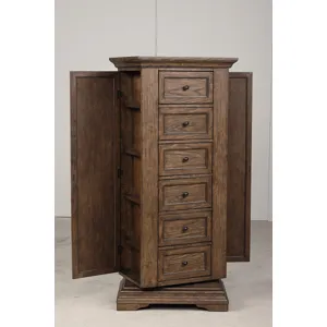 Mar Vista Swivel Lingerie Chest W/Mirror-Walnut