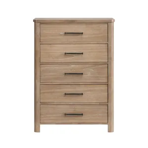 Anika 5 Drawer Chest-Natural
