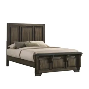 Ashland Footboard & Slats Rustic Brown - Full