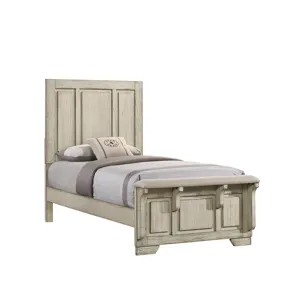 Ashland 3/3-4/6 T/F Side Rails-Rustic White