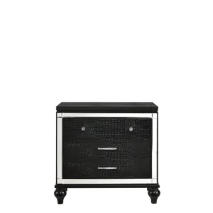 Valentino Nightstand-Black